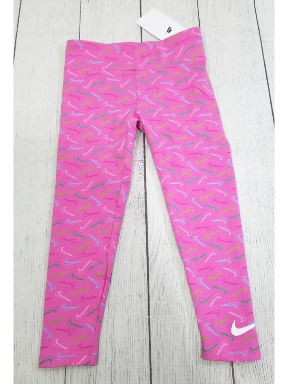 Nike Girls Swoosh Leggings Size 5 Playful Pink
